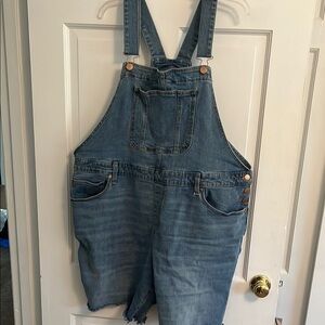 Universal Thread Goods Co Denim Overall Shorts Sz 20W